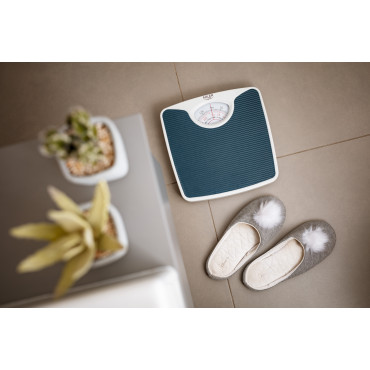 Adler Mechanical bathroom scale AD 8151b Maximum weight (capacity) 130 kg Accuracy 1000 g Blue/White