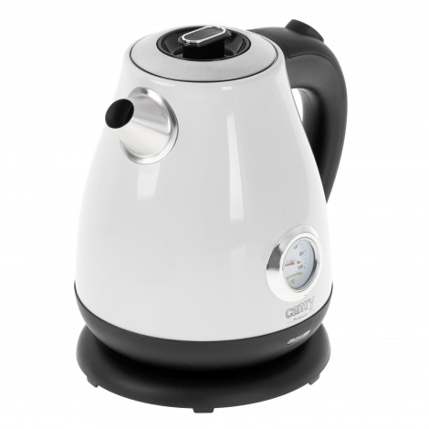 Camry Kettle with a thermometer CR 1344 Electric 2200 W 1.7 L Stainless steel 360 rotational base White