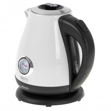 Camry Kettle with a thermometer CR 1344 Electric 2200 W 1.7 L Stainless steel 360 rotational base White