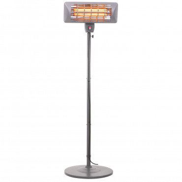 Camry Standing Heater CR 7737 Patio heater 2000 W Number of power levels 2 Suitable for rooms up to 14 m Grey IP24