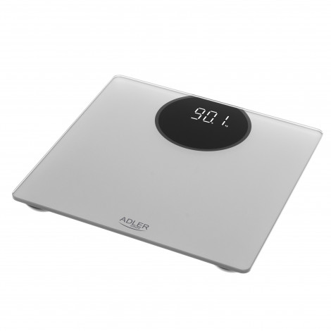 Adler Bathroom scale AD 8175 Maximum weight (capacity) 180 kg Accuracy 100 g Silver