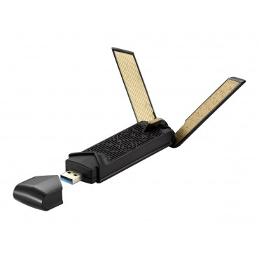 Asus Wireless Dual-band USB-AX56 AX1800 (No cradle) 802.11ax 1201+574 Mbit/s Mesh Support No MU-MiMO Yes