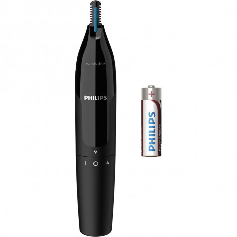 Philips Nose and Ear Trimmer NT1650/16 Nose Hair Trimmer Wet & Dry Black