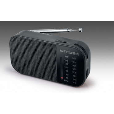 Muse M-025 R Portable radio Black