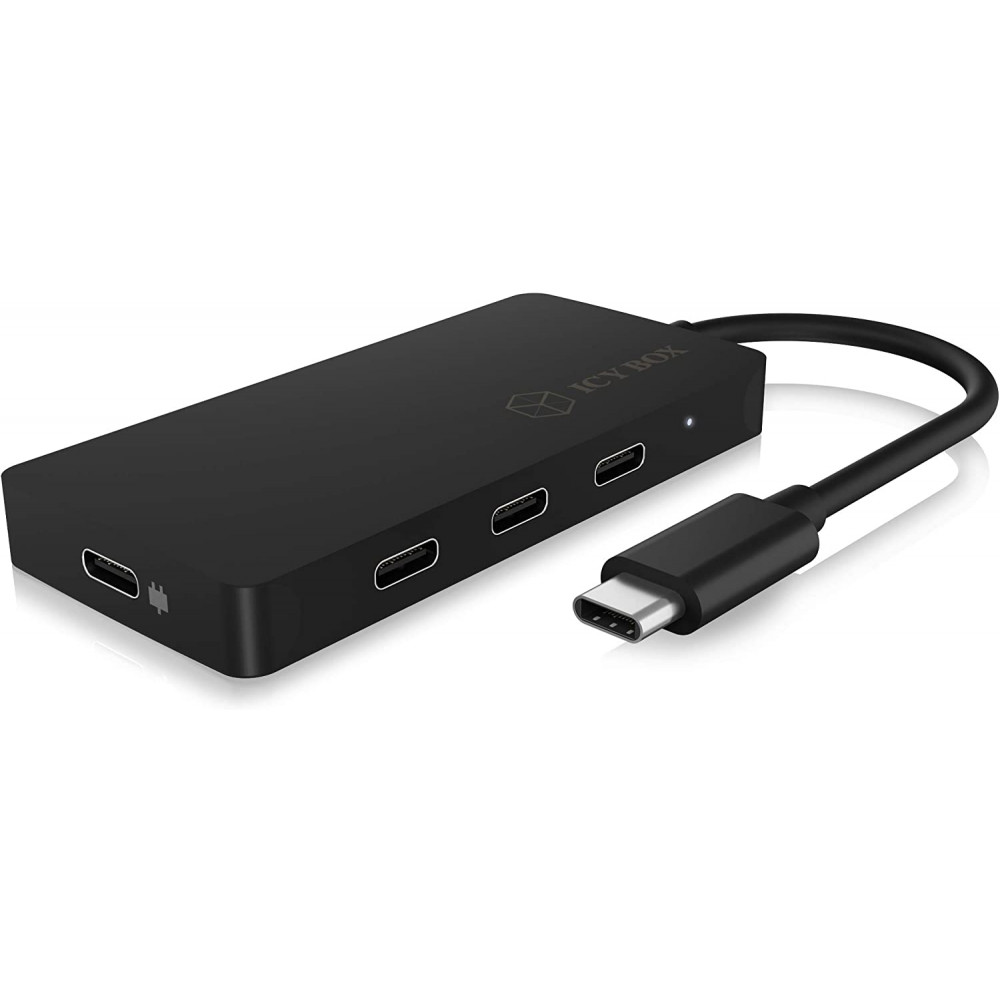 Raidsonic 4-port hub with USB Type-C interface and PD port IB-HUB1429-CPD