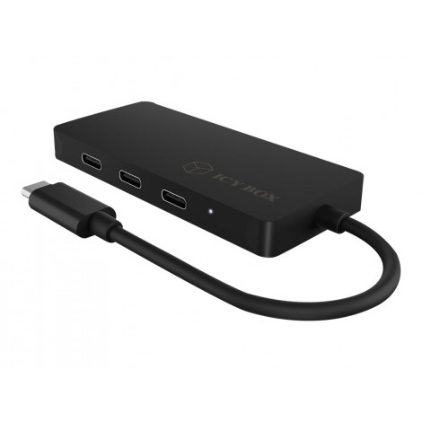 Raidsonic 4-port hub with USB Type-C interface and PD port IB-HUB1429-CPD