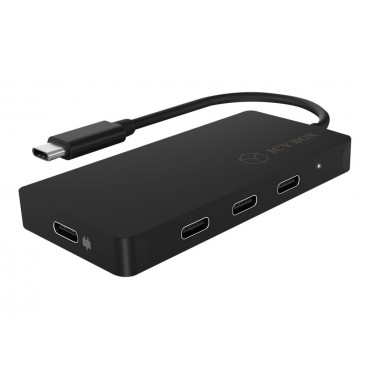 Raidsonic 4-port hub with USB Type-C interface and PD port IB-HUB1429-CPD