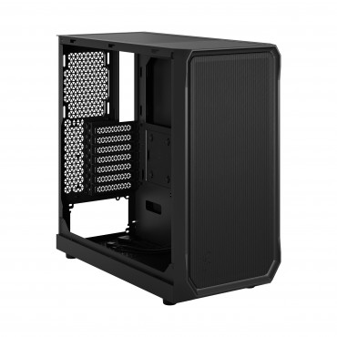 Fractal Design Focus 2 Side window Black TG Clear Tint Midi Tower Power supply included No