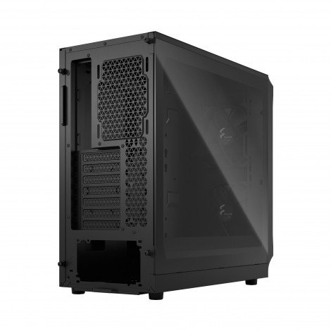 Fractal Design Focus 2 Side window Black TG Clear Tint Midi Tower Power supply included No