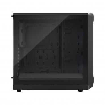 Fractal Design Focus 2 Side window RGB Black TG Clear Tint Midi Tower Power supply included No