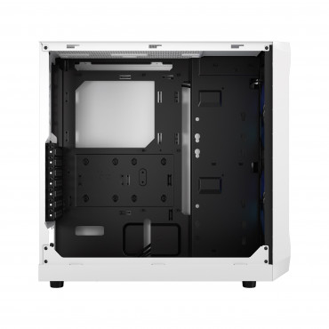 Fractal Design Focus 2 Side window RGB White TG Clear Tint Midi Tower Power supply included No