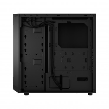 Fractal Design Focus 2 Side window Black Solid Midi Tower Power supply included No