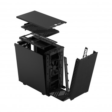 Fractal Design Define 7 Mini Side window Black Solid mATX, Mini-DTX, Mini ITX Power supply included No