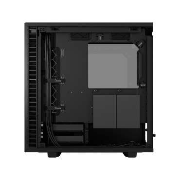 Fractal Design Define 7 Mini Side window Black TG Light Tint mATX, Mini-DTX, Mini ITX Power supply included No