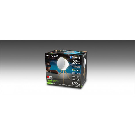 Muse ML-655 BT Portable Bluetooth Speaker Muse Portable Bluetooth Speaker ML-655 BT Bluetooth Wireless connection