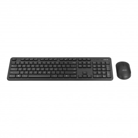 Asus Keyboard and Mouse Set CW100 Keyboard and Mouse Set Wireless Mouse included Batteries included UI Black