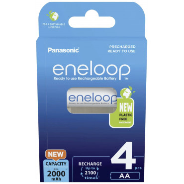 Panasonic ENELOOP BK-3MCDE/4BE AA 2000 mAh 4 pc(s)