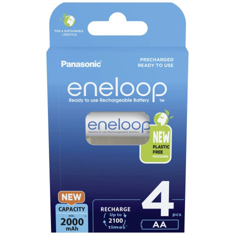 Panasonic ENELOOP BK-3MCDE/4BE AA 2000 mAh 4 pc(s)