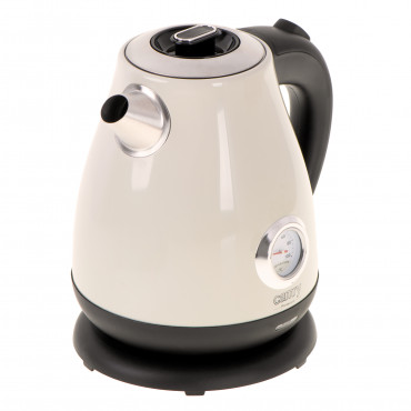 Camry Kettle with a thermometer CR 1344 Electric 2200 W 1.7 L Stainless steel 360 rotational base Cream