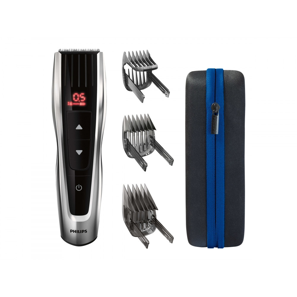 Philips Hair clipper Series 9000 HC9420/15 Cordless or corded Number of length steps 60 Black/Silver