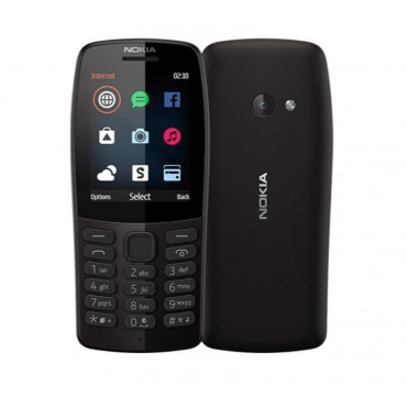 Nokia 210 Black 2.4 " TFT 240 x 320 pixels 16 MB N/A MB Dual SIM Bluetooth 3.0 USB version microUSB Main camera 0.3 MP 1020 mAh