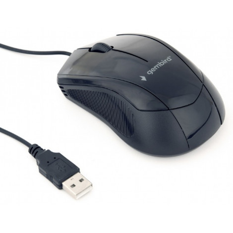 Gembird MUS-3B-02 Optical mouse Black