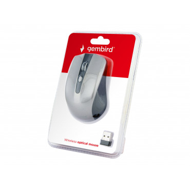 Gembird Mouse MUSW-4B-04-BG Standard Black/ Space Grey Wireless