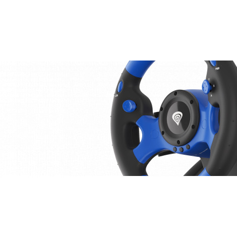 Genesis Driving Wheel Seaborg 350 Game racing wheel Blue/Black