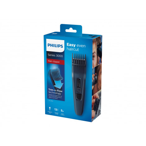 Philips Hair clipper HC3505/15 Corded Number of length steps 13 Step precise 2 mm Black/Blue