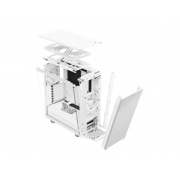 Fractal Design Define 7 Compact Side window White/Clear Tint Mid-Tower Power supply included No