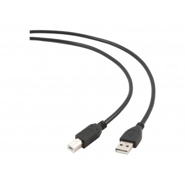 Gembird Cable USB2 AM-BM Lightning to USB Gold plated contacts, moulded cable Black