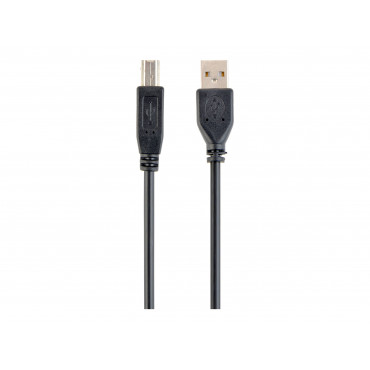 Gembird Cable USB2 AM-BM Lightning to USB Gold plated contacts, moulded cable Black