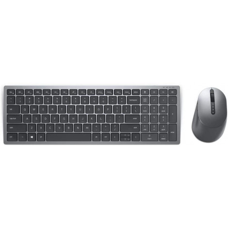 Dell Keyboard and Mouse KM7120W Keyboard and Mouse Set Wireless Batteries included EN/LT Wireless connection Titan Gray Bluetoot