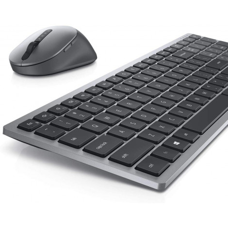 Dell Keyboard and Mouse KM7120W Keyboard and Mouse Set Wireless Batteries included EN/LT Wireless connection Titan Gray Bluetoot