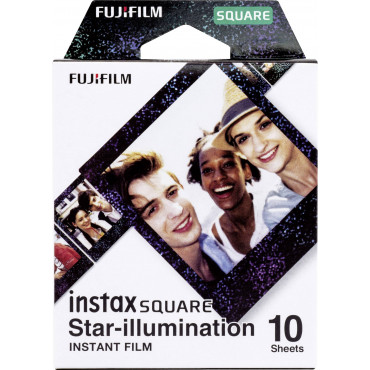 Fujifilm Instax Square star Illumination Instant film (10pl) Quantity 10 86 x 72 mm Print Size: 86mm x 72mm, Image size: 62mm x 