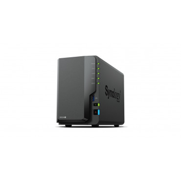 Synology Tower NAS DS224+ up to 2 HDD/SSD Intel Celeron J4125 Processor frequency 2.0 GHz 2 GB DDR4