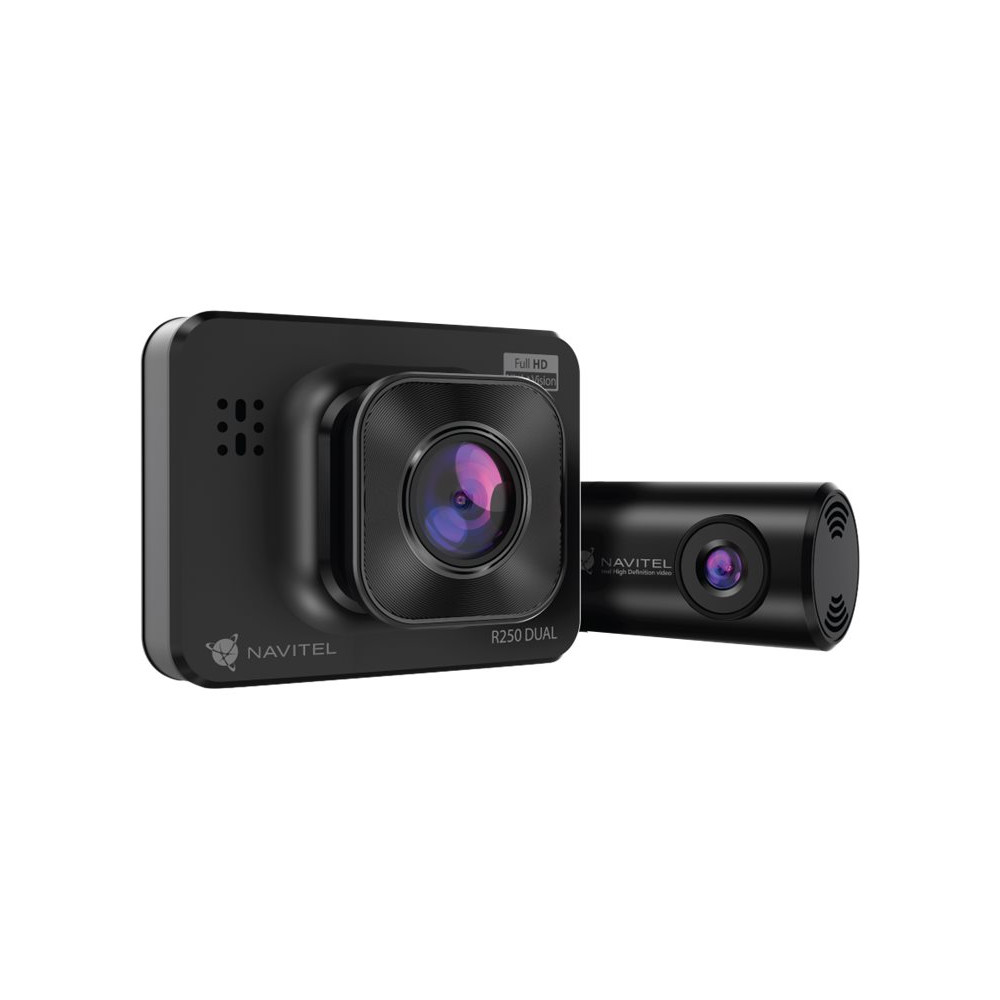 Navitel R250 DUAL Dashcam With an Additional Rearview Camera Navitel