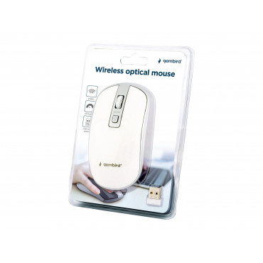 Gembird Wireless Optical mouse MUSW-4B-05 USB Optical mouse White