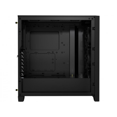 Corsair Tempered Glass PC Case iCUE 4000D RGB AIRFLOW Side window Black Mid-Tower Power supply included No