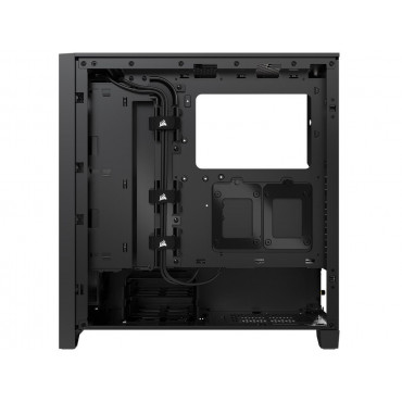 Corsair Tempered Glass PC Case iCUE 4000D RGB AIRFLOW Side window Black Mid-Tower Power supply included No