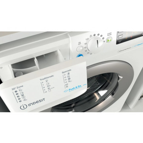 INDESIT Washing machine BWSE 71295X WSV EU Energy efficiency class B Front loading Washing capacity 7 kg 1200 RPM Depth 43.5 cm 