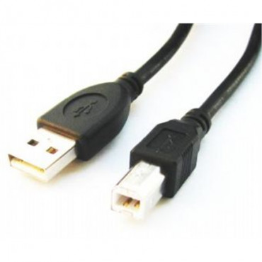 USB 2.0 A-plug B-plug 3 m (10 ft) cable with ferrite core Gembird