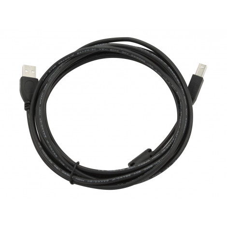 USB 2.0 A-plug B-plug 3 m (10 ft) cable with ferrite core Gembird