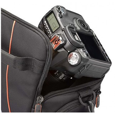 Case Logic DCB-306 SLR Camera Bag Black * Designed to fit an SLR camera with standard zoom lens attached * Internal zippered poc