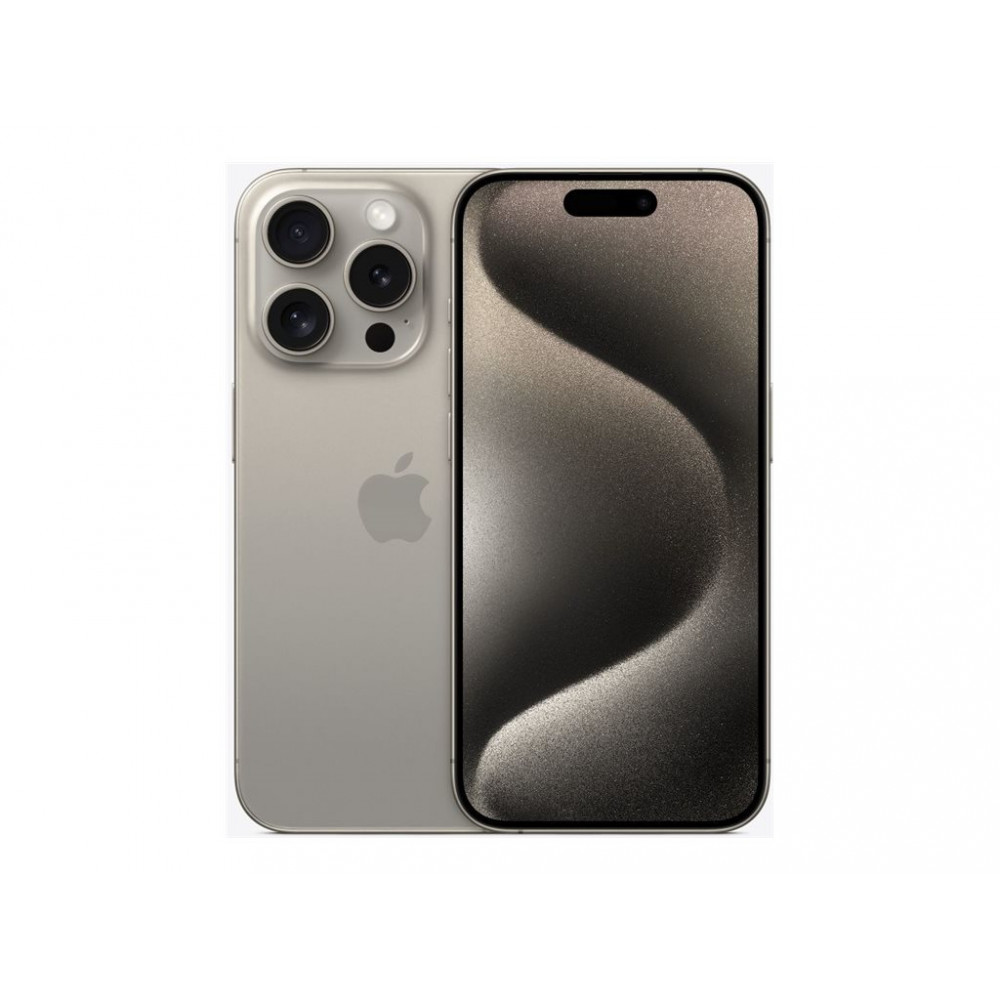 Apple iPhone 15 Pro Natural Titanium 6.1 " Super Retina XDR display with ProMotion Apple A17 Pro Internal RAM 8 GB 128 GB Dual S