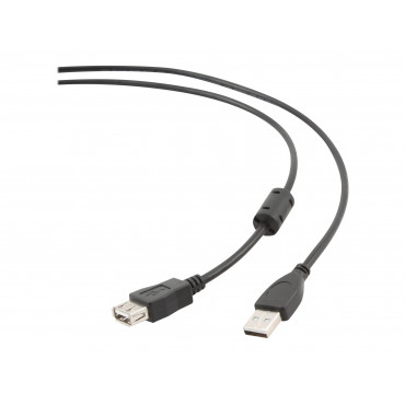 USB 2.0 extension cable A plug/A socket 15ft cable , Length: 4.5 m Gembird