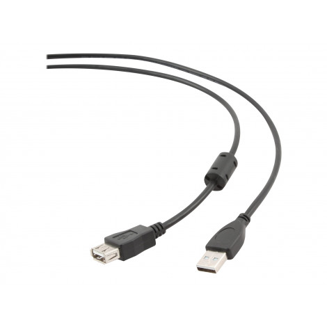 USB 2.0 extension cable A plug/A socket 15ft cable , Length: 4.5 m Gembird