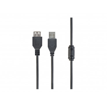 USB 2.0 extension cable A plug/A socket 15ft cable , Length: 4.5 m Gembird