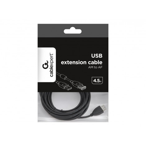 USB 2.0 extension cable A plug/A socket 15ft cable , Length: 4.5 m Gembird