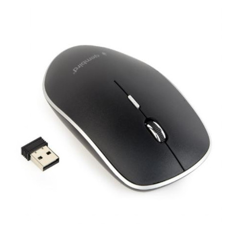 Gembird Silent Wireless Optical Mouse MUSW-4BS-01 USB Optical mouse Black